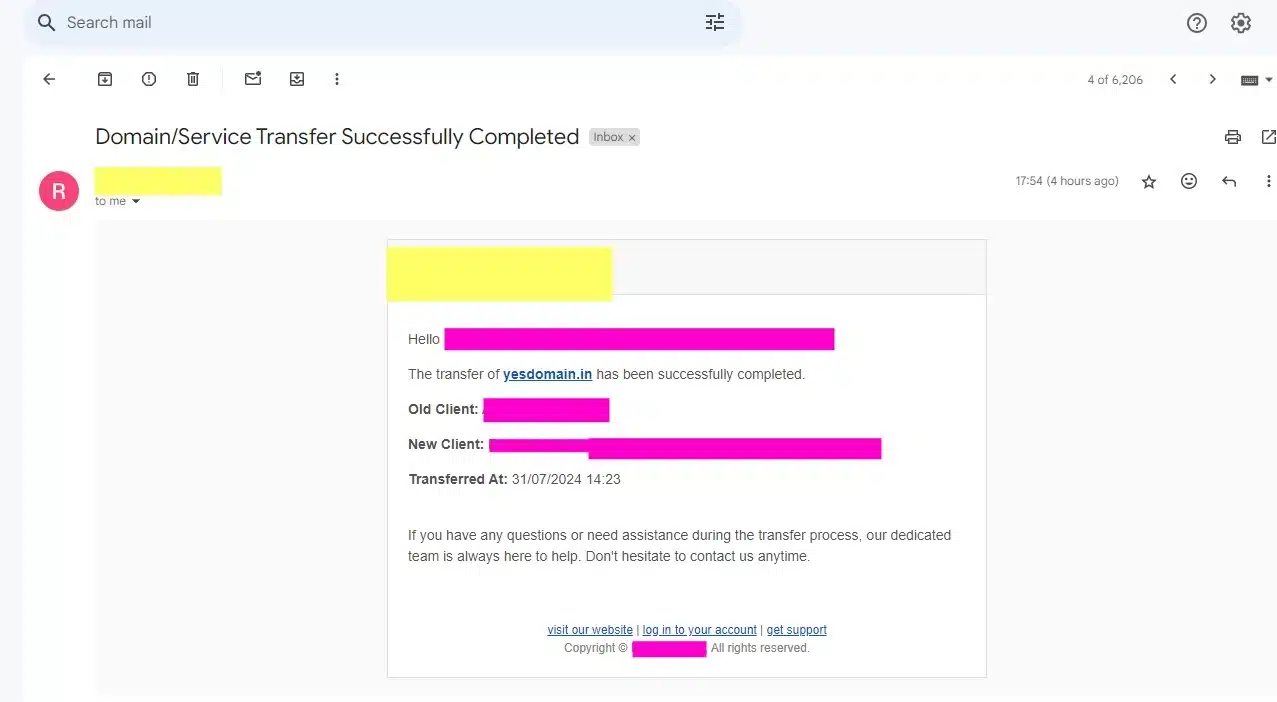 yes domain move succesfull yes domain move succesfull
