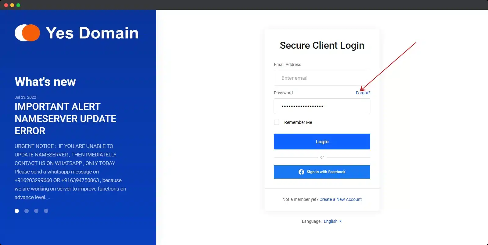 yes-domain-forget-password